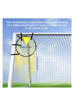 Generic 2 Piece Soccer Target Goal with Highlighted Scoring Zones, Corner Shooting Soccer Goal Target Nets for Shooting Accuracy Training Practice Equipment  - Image 2