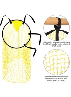 Generic 2 Piece Soccer Target Goal with Highlighted Scoring Zones, Corner Shooting Soccer Goal Target Nets for Shooting Accuracy Training Practice Equipment  - Image 3