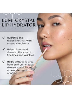 CosMedix COSMEDIX Lumi Crystal Lumi Crystal Liquid Crystal Lip Hydrator - Plumping Lip Gloss for Women for Plumped, Luscious & Fuller-Looking Lips - Long-Lasting Moisturizing Lip Filler with High-Shine Finish  - Image 2