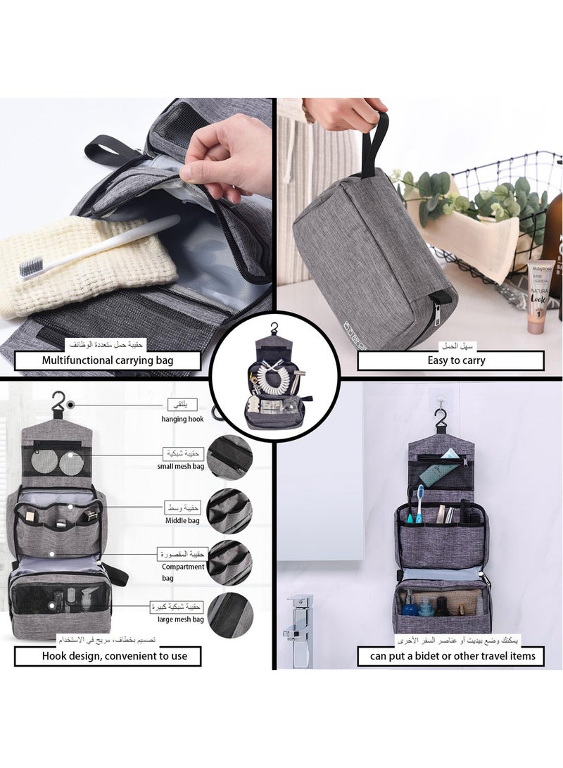 LUCKIER Stainless Steel Portable Travel Shattaf Bidet + Copper Material Diverter 3 Meters Hose Silicone Suction Cup + Space Aluminum Base Faucet Adapter Kit + Portable Toiletries Bag for Home/Hotel/Trav - Image 5