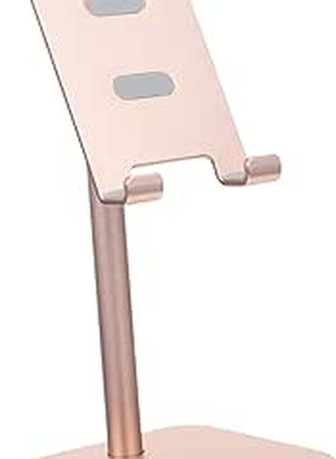 Adjustable Aluminum Alloy Phone Tablet Desktop Stand Gold Height Adjustable Bracket - Image 1