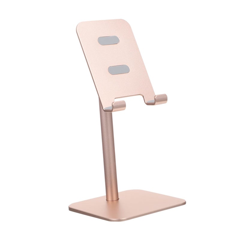 Adjustable Aluminum Alloy Phone Tablet Desktop Stand Gold Height Adjustable Bracket - Image 2