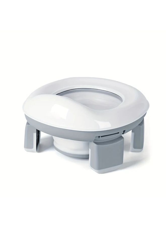 Pink 3 In 1 Portable Travel Toilet Seat Foldable Space Saving For Indoor Outdoor Use - Image 1