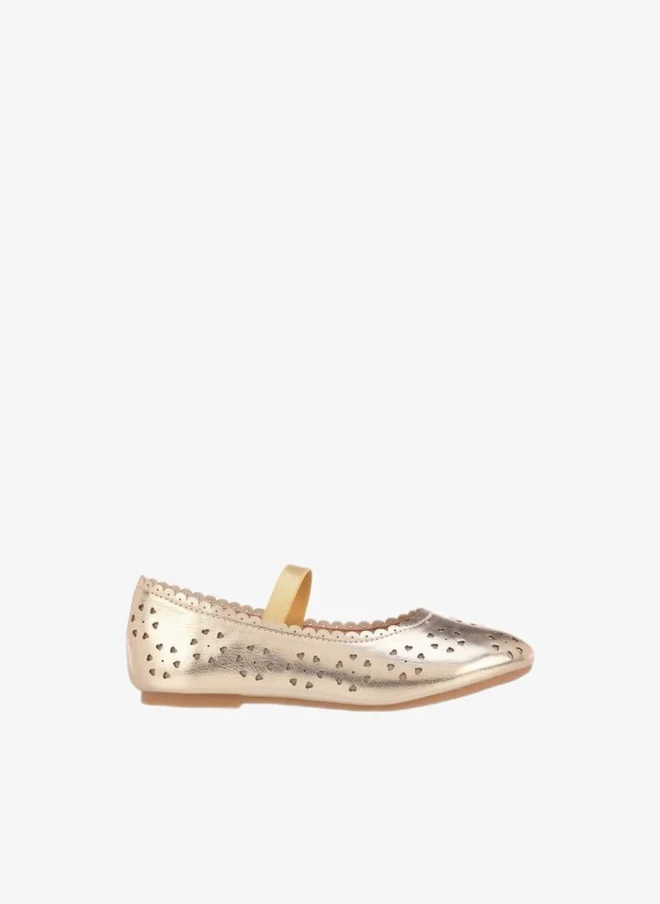 Flora Bella By Shoexpress Flora Bella Girls Heart Cutout Detail Ballerina Shoes