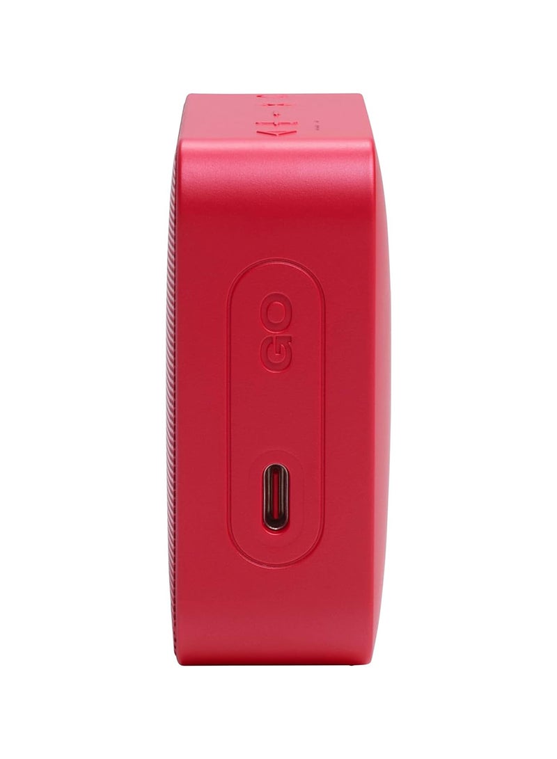 JBL Go Essential 2 Portable Bluetooth Speaker With Original Pro Sound, Up To 5 Hours Battery Life, With Ip67 Waterproof Design Red - Image 4