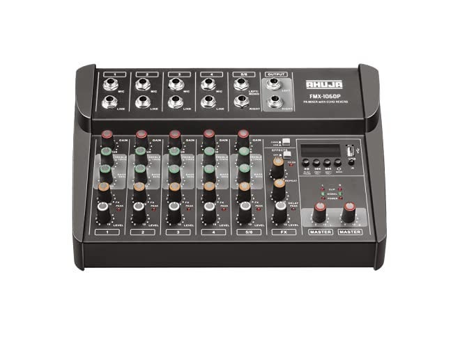 خلاط PA FMX-106DP مع مشغل MP3 مدمج وتأثيرات رقمية