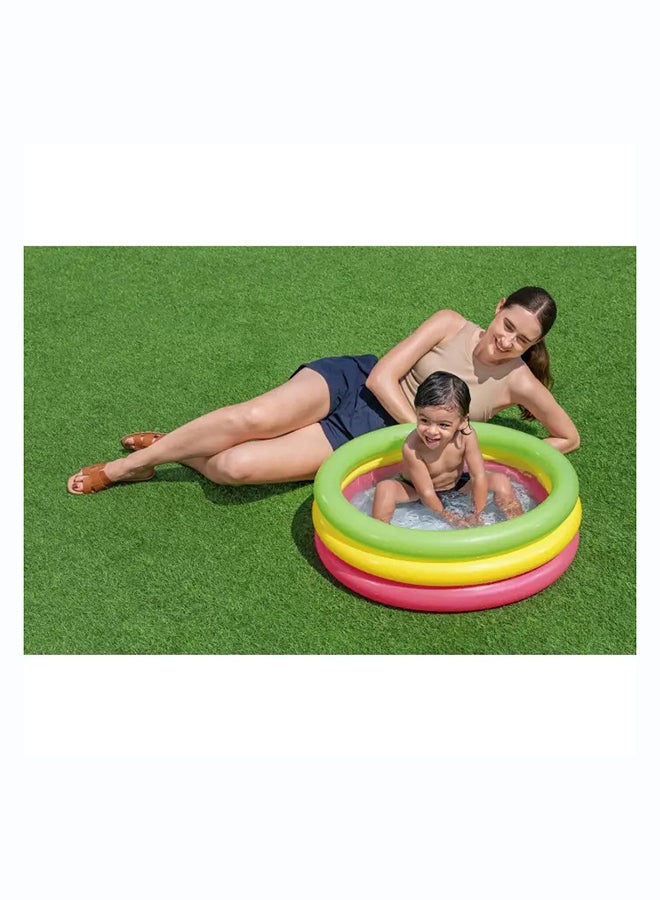 Bestway, Φ27.5" x H9.5"/Φ70cm x H24cm Swim Squad Kiddie Pool Inflatable Outdoor Water Play Toy for Kids and Families, Durable Premium Quality Material, Easy Inflate and Deflate Design, Pool Beach Garden Summer Fun Activity - Image 4