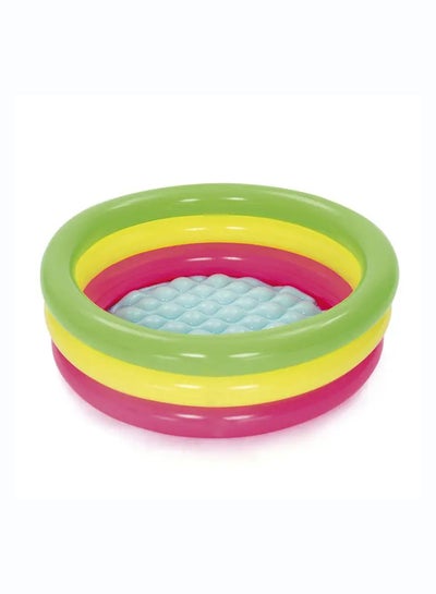 Bestway, Bestway Φ27.5" x H9.5"/Φ70cm x H24cm Swim Squad Kiddie Pool Inflatable Outdoor Water Play Toy for Kids and Fami