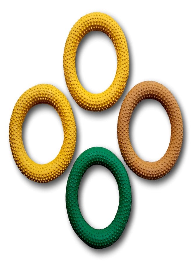 حلقة تنس منقط من نيكستيج - حلقة مطاطية ممتازة للرياضات الخارجية والألعاب الترفيهية، متينة وخفيفة الوزن وبحجم قياسي للأطفال والكبار، حلقة مثالية للحفلات الخارجية والشواطئ والملاعب - Image 2