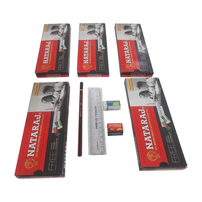 NATARAJ Nataraj 621Writing Pencil100 PiecesBlack  - Image 4