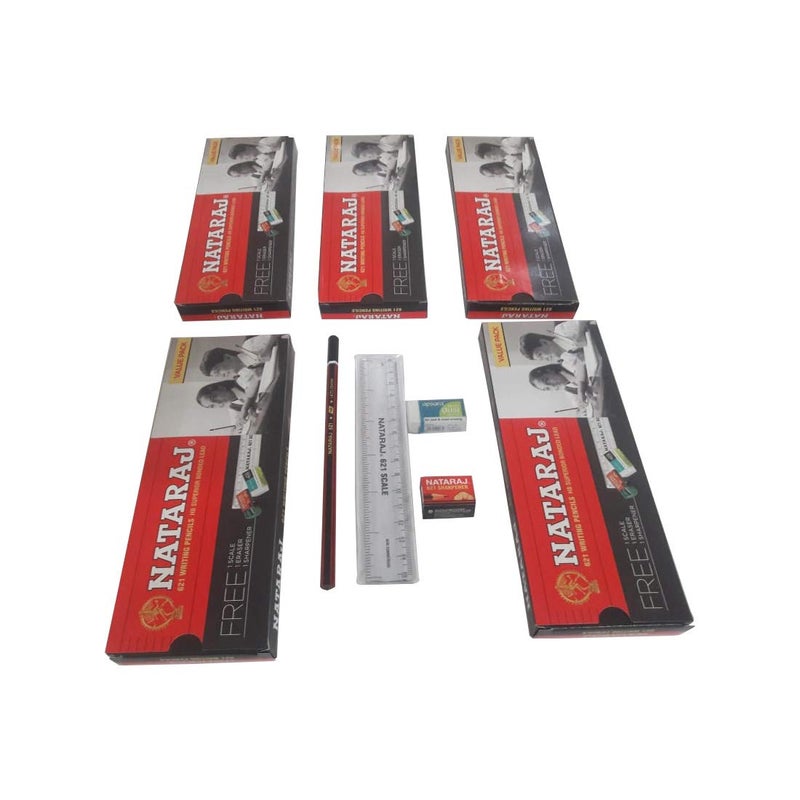 NATARAJ Nataraj 621Writing Pencil100 PiecesBlack  - Image 2