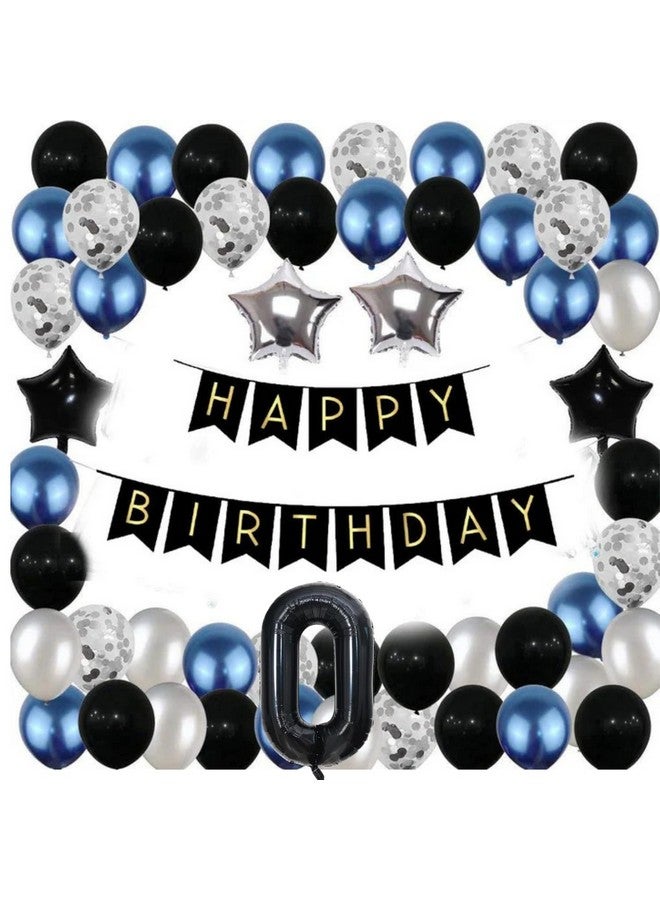 FI - FLICK IN FI - FLICK IN 1 Pc Big Size Number 10 Foil Balloon 32 Inch Large Black Number Foil Balloon Gradient 0 to 9 Number Balloons for Decoration Birthday Anniversary Decoration Items (Pack of 1, Black)  - Image 3