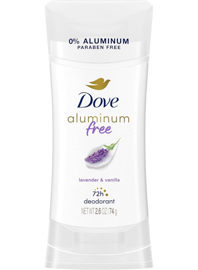 Dove 0% Aluminum Deodorant Lavender & Vanilla (74 g) - Image 1