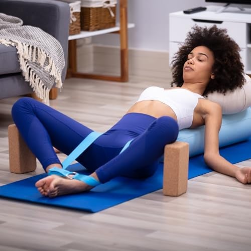 Bean Products Yoga Blocks - 2 Pack, Cork, Standard - 3x6x9 For Yoga, Pilates, Fitness, Body weight exercise. - Image 5