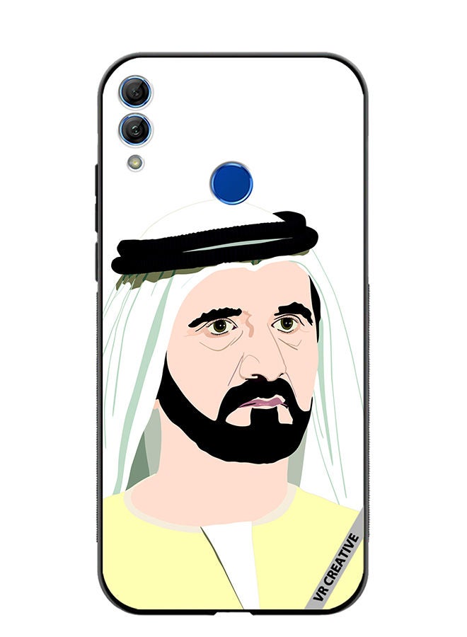 Protective Case Cover For Honor 10 Lite Sheikh Mohammed Bin Rashid Al Maktoum Design Multicolour