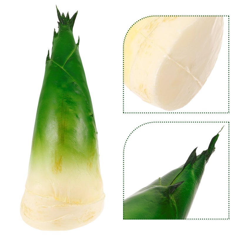 🌱 نموذج خضروات اصطناعي مزخرف من الخيزران للمنزل والحديقة بألوان متعددة - Image 3