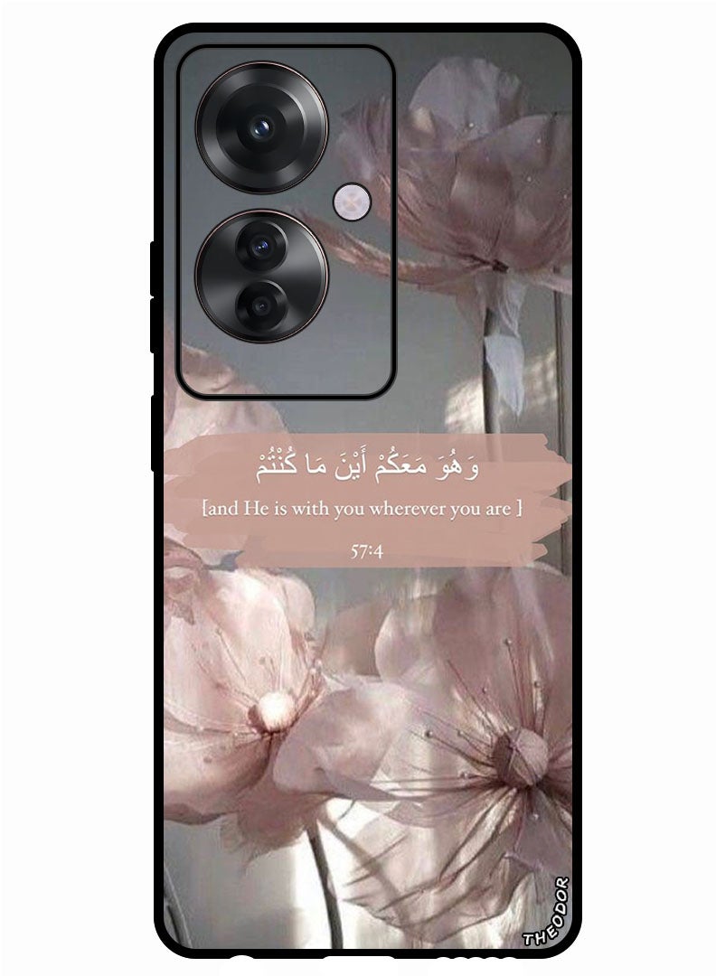Theodor Protective Case Anti Scratch Shock Proof Bumper Cover For Oppo Reno 11F quran 57_4 - Image 1