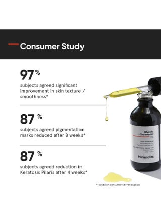 11% Glycolic acid & Tranexamic acid, AHA BHA Body Exfoliator | Gently Exfoliates Body | Brightens & Smoothens Skin - view 2