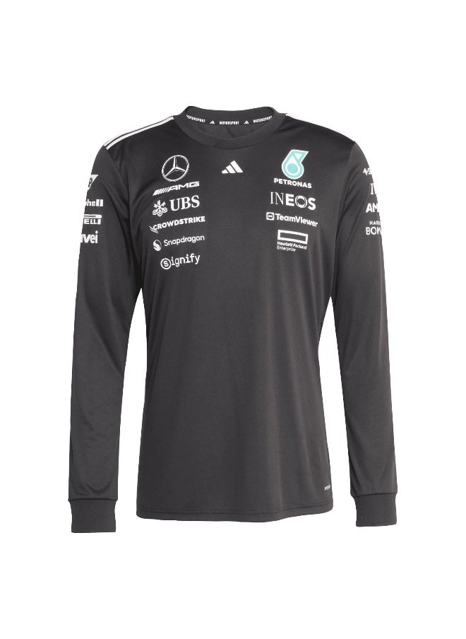 Adidas - adidas mercedes - amg petronas formula one team driver long men jersey - Image 1