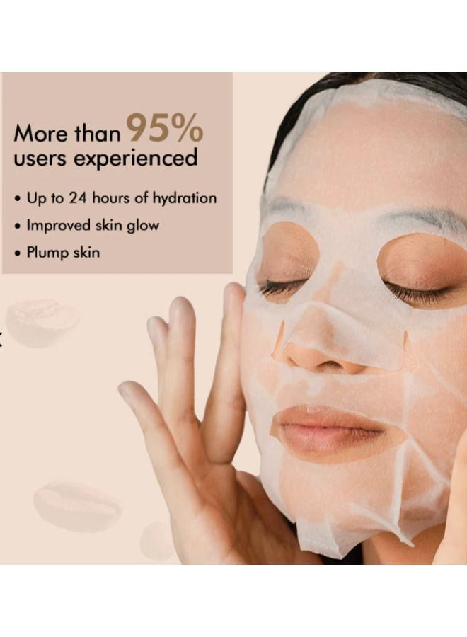 إم كافيين قناع الوجه القهوة بحمض الهيالورونيك لتحفيز الترطيب - Image 3