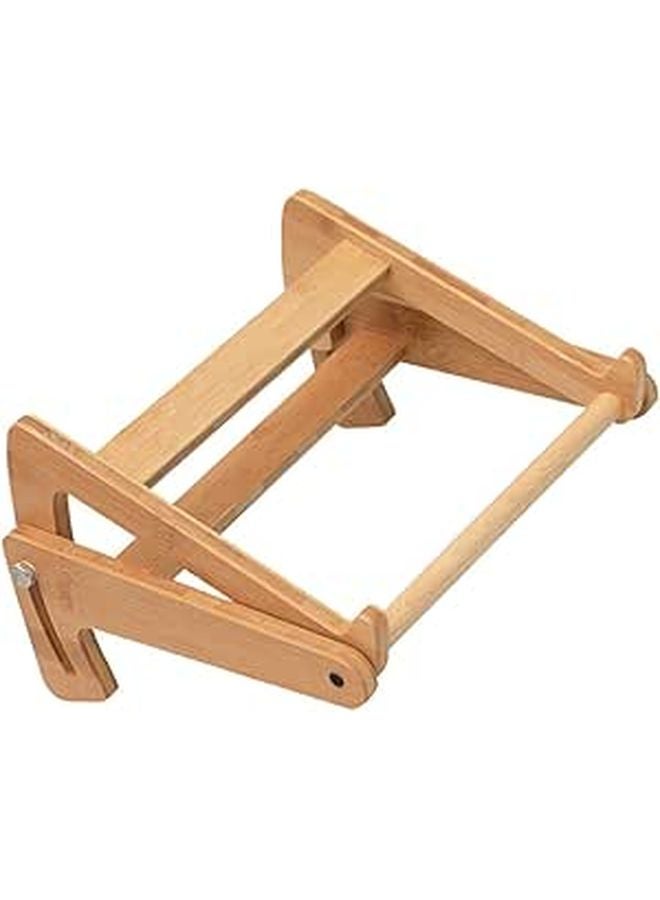 Adjustable Height Wooden Laptop Stand Computer Desk Riser Holder for Notebook - Image 1