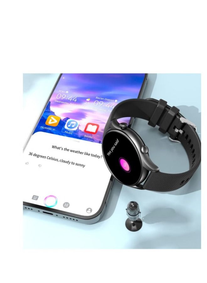 Smart Watch for Men Woman Fitness Tracker: IP68 Waterproof Smartwatch for iOS Android Phone Sport Running Digital Watches with Heart Rate Blood Pressure Sleep Monitor Step Counter Touch Screen - Image 2