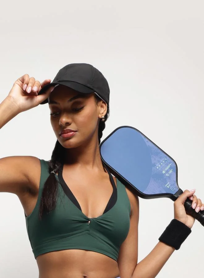 زيسي Knotted Sports Bra – Jungle Green