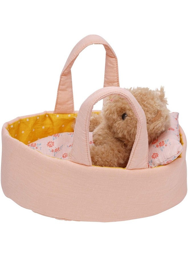 Manhattan Toy Manhattan Toy Moppettes Bea Bear Stuffed Animal Nurturing Playset with Bear Plush Toy, Fabric Bassinet, Blanket & Pillow - Image 4