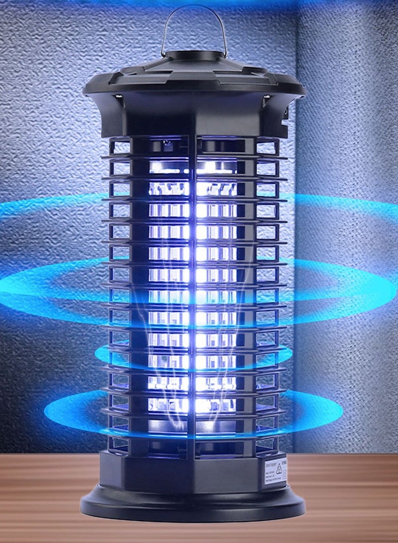 الأزرق جي دبليو مصباح طارد البعوض بالصدمة الكهربائية ، مصيدة حشرات محفز بالضوء UV  - Image 1