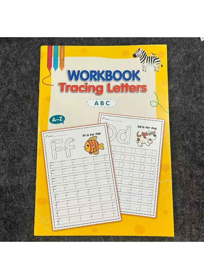 32 Page Alphabet Workbook With Color Coded Letters Numbers Writing Practice - Image 3