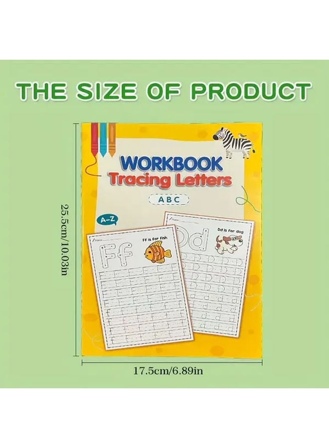 32 Page Alphabet Workbook With Color Coded Letters Numbers Writing Practice - Image 4