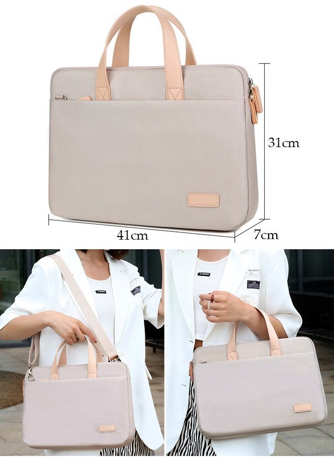 DUNISO 15.6 Inch Laptop Bag Lightweight Computer Bag Travel Business Briefcase Water Resistance Shoulder Messenger Bag for Men and Women Work Office  - Image 2