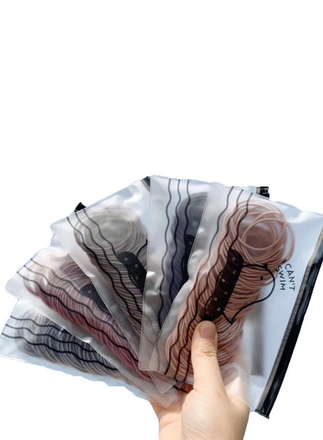 50 Pieces Clear Pouch Transparent Bags 14x21cm - Image 2