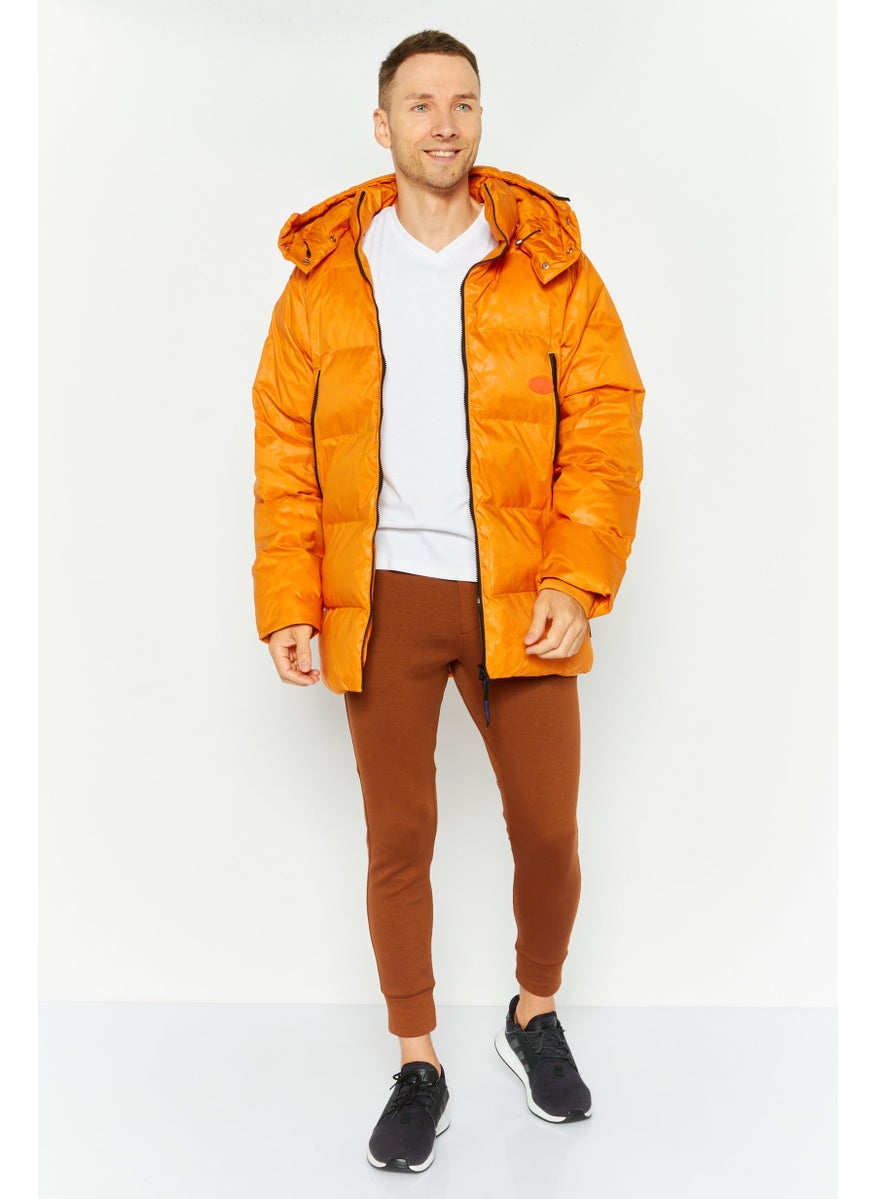 PUMA Men Oversized Fit Training Puffer Jacket, Orange  - Image 2