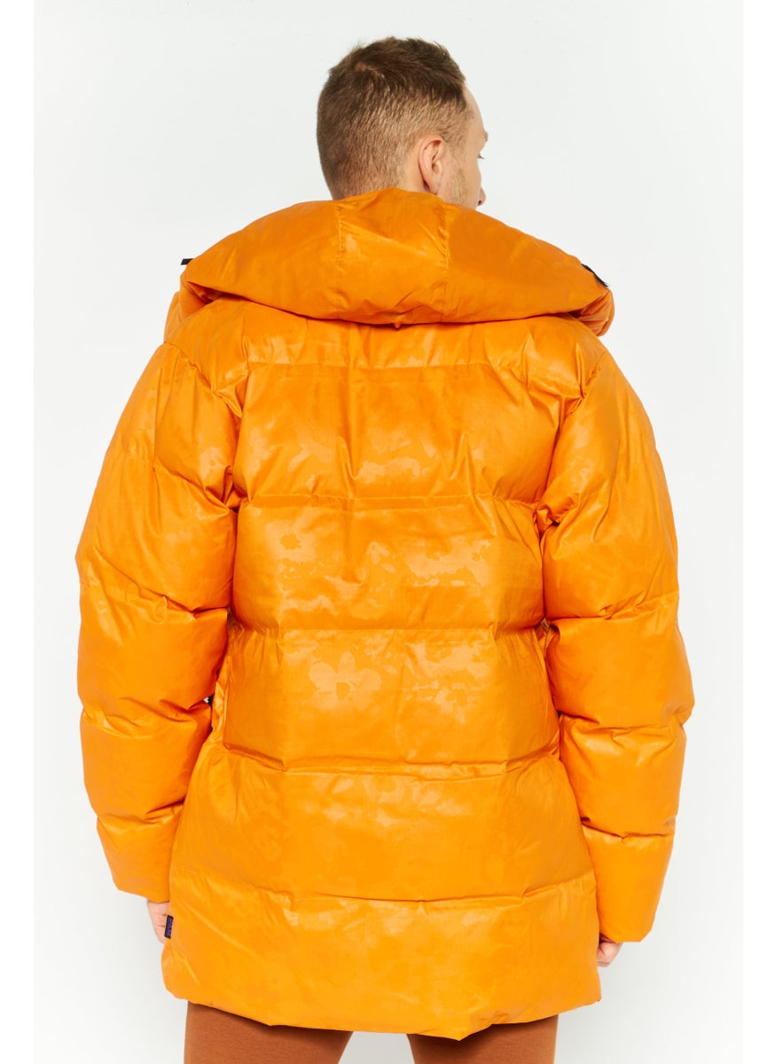 PUMA Men Oversized Fit Training Puffer Jacket, Orange  - Image 4