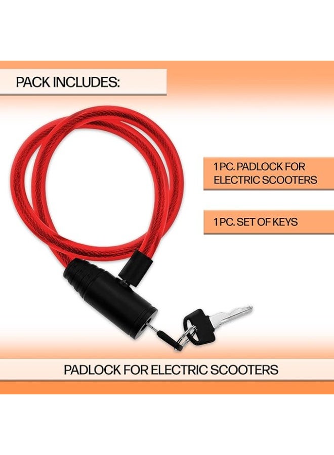 LOWHAT Anti-Theft Lock red - Image 2