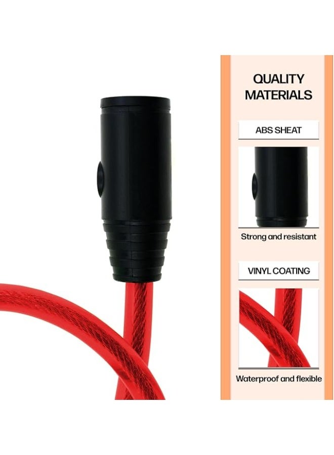 LOWHAT Anti-Theft Lock red - Image 4