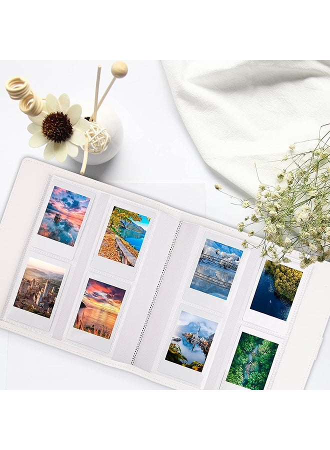 O Ozone 256 Pockets Photo Album for Fujifilm Instax Mini Camera, Leather Cover Photo Album for Instax Mini 12 11 9 40 90 8 7 Evo LiPlay Instant Camera - Blue  - Image 4
