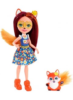 ENCHANTIMALS Character Dolls DVH87 FXM71 Felicity Fox  - Image 1