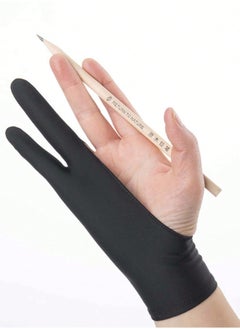 2-Pack Artist Drawing Gloves - 3-Layer Digital Art Glove with Palm Rejection, Suitable for Left u0026 Right Hand Sketching, Drawing, Inking, and Coloring with Stylus Pen
