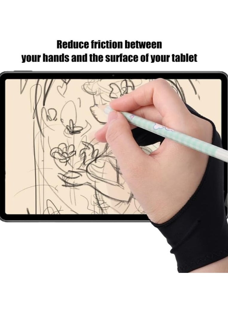 Beauenty - 2-Pack Artist Drawing Gloves - 3-Layer Digital Art Glove with Palm Rejection, Suitable for Left u0026 Right Hand Sketching, Drawing, Inking, and Coloring with Stylus Pen - Image 1