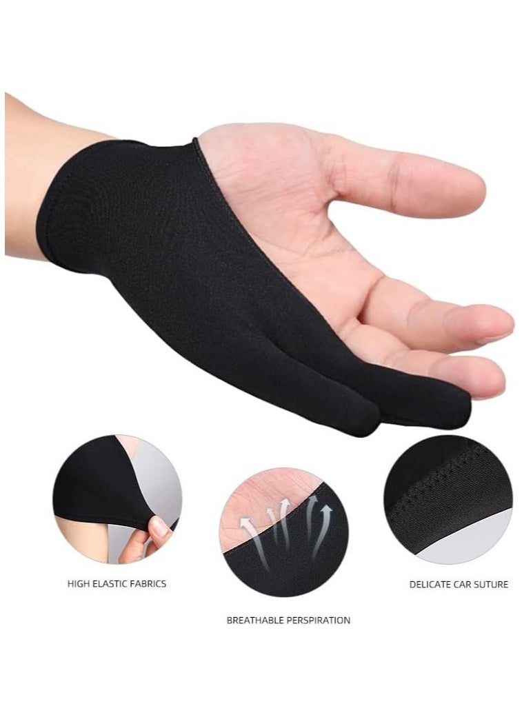 Beauenty - 2-Pack Artist Drawing Gloves - 3-Layer Digital Art Glove with Palm Rejection, Suitable for Left u0026 Right Hand Sketching, Drawing, Inking, and Coloring with Stylus Pen - Image 1