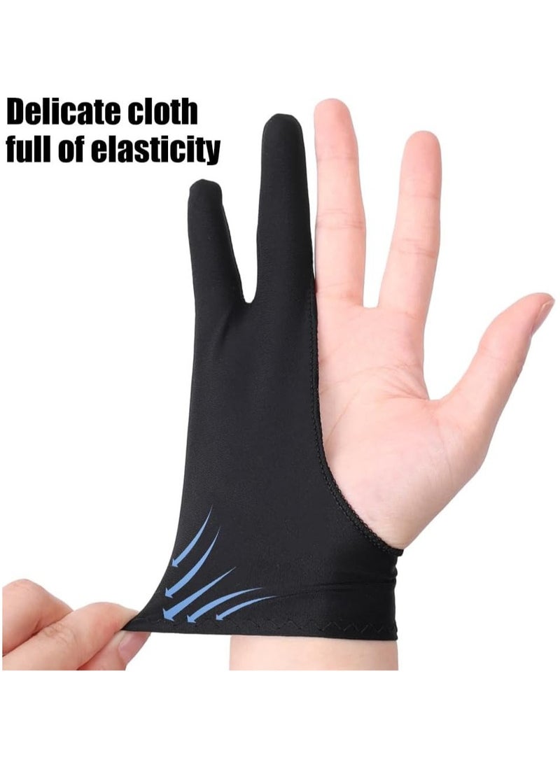 Beauenty - 2-Pack Artist Drawing Gloves - 3-Layer Digital Art Glove with Palm Rejection, Suitable for Left u0026 Right Hand Sketching, Drawing, Inking, and Coloring with Stylus Pen - Image 1
