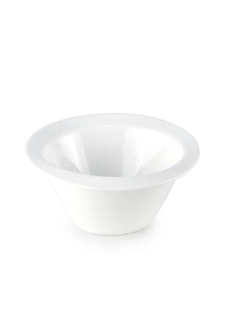 شالو Shallow Porcelain Ceramic Serving Bowl - 11x10x4.5cm