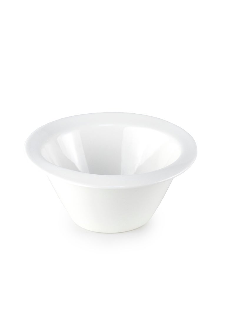 Shallow Porcelain Ceramic Serving Bowl - 11x10x4.5cm - Image 1