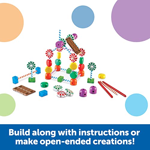 Learning Resources Candy Construction Building Set - 92 Pieces, Ages 4+, Fine Motor Skills Toy, Toddler Preschool, STEM, Gifts for Boys - Image 3