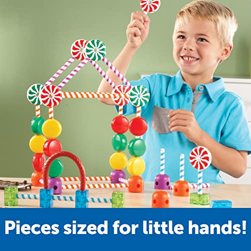 Learning Resources Candy Construction Building Set - 92 Pieces, Ages 4+, Fine Motor Skills Toy, Toddler Preschool, STEM, Gifts for Boys - Image 5