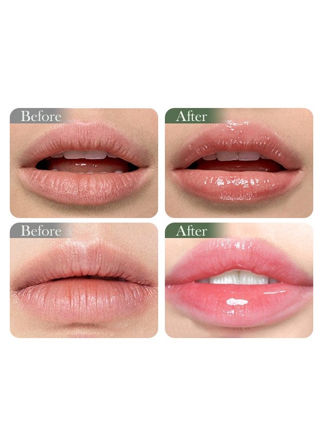 ibcccndc Lip Glow Oil，Cherry Oil Inused，Color-Awakeing Nourishing Glossy Lip Oil，Hydrating Texture For a Clear and Shiny Lips （Mahogaany）  - Image 4