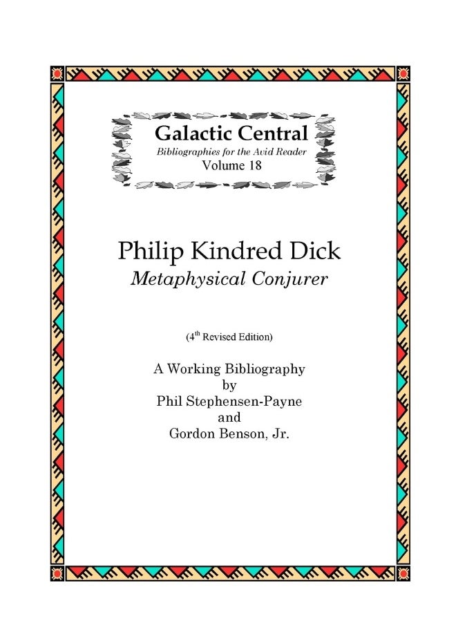 null - Galactic Central Publication Philip K. Dick: Metaphysical Conjurer: A Working Bibliography - Image 1