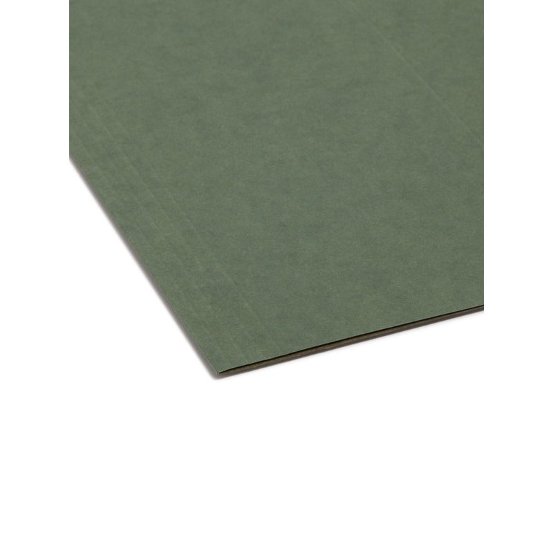 Smead TUFF Hanging File Folder with Easy Slide Tab, 1/3-Cut Sliding Tab, Legal Size, Standard Green, 20 per Box (64136, Rod Color May Vary) - Image 4